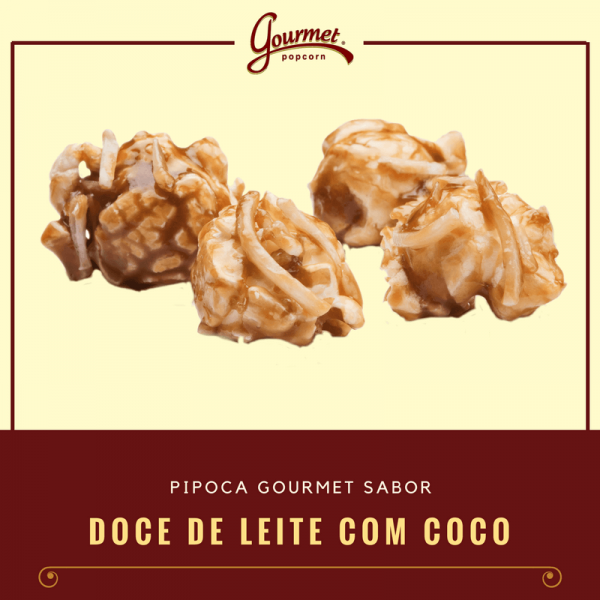 Comprar Pipoca Gourmet sabor Doce de leite com Coco